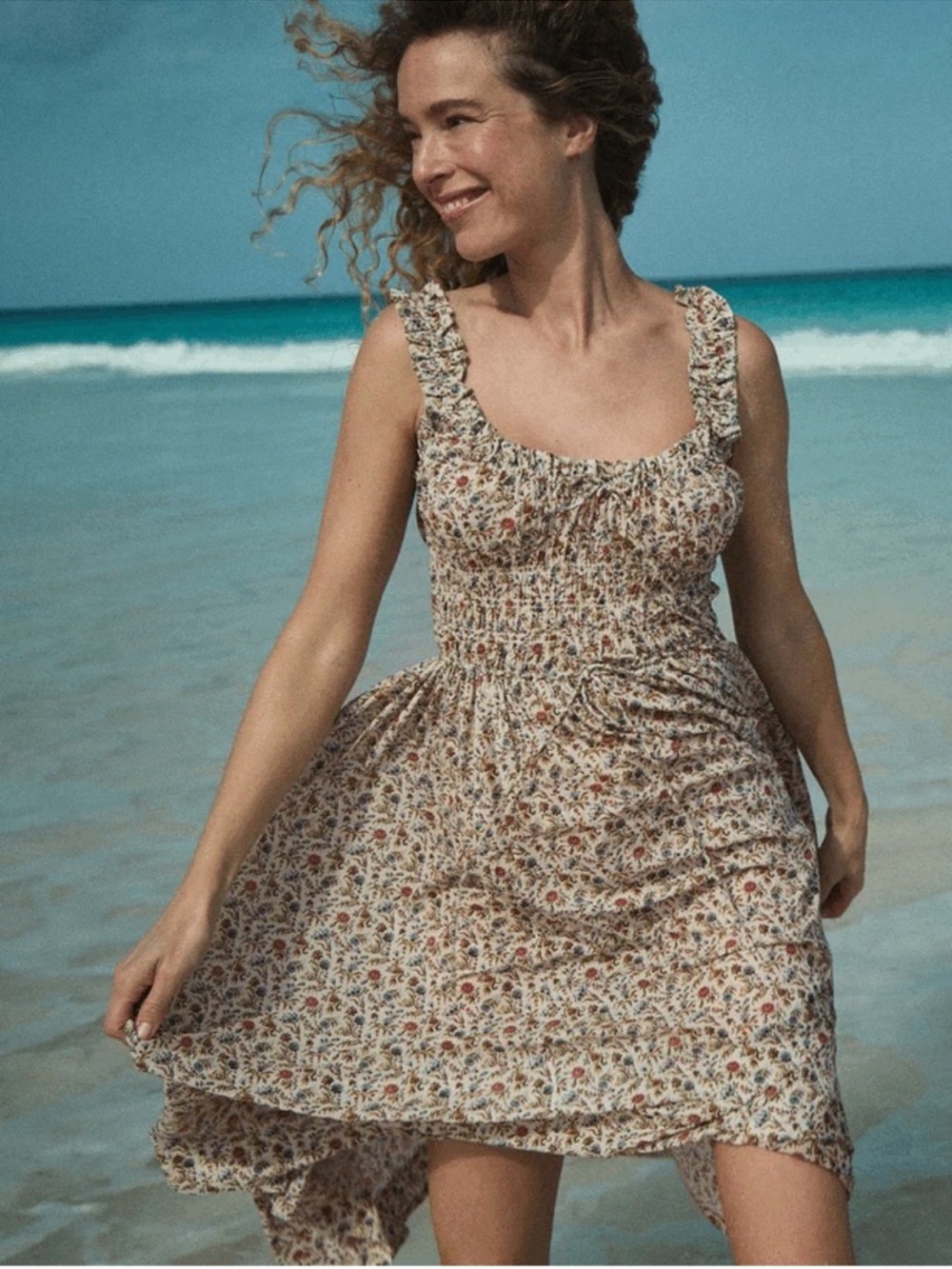NWT Doen Emmaretta dress in jardin château print.